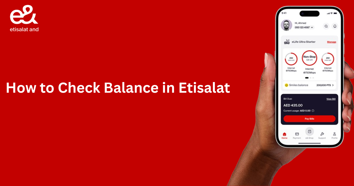 Check Etisalat Number