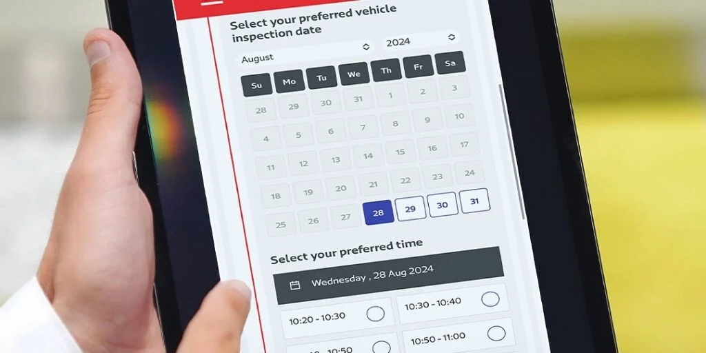 RTA Vehicle Test Online